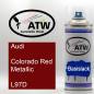 Preview: Audi, Colorado Red Metallic, L97D: 400ml Sprühdose, von ATW Autoteile West.